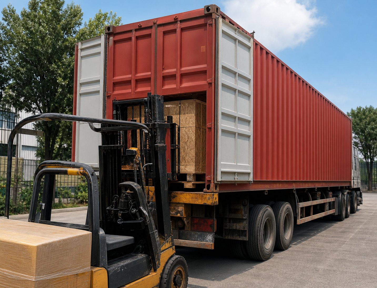Export shipment preparation